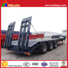 Tri Axle Utility Steel Lowbed Remolque de carga baja en venta